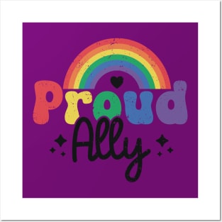 Proud Ally Posters and Art